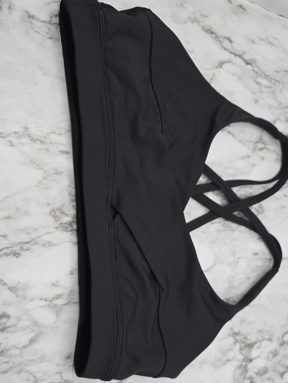 lululemon athletica Black Strappy Cross-Back Sports Bra